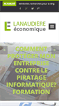 Mobile Screenshot of lanaudiere-economique.org